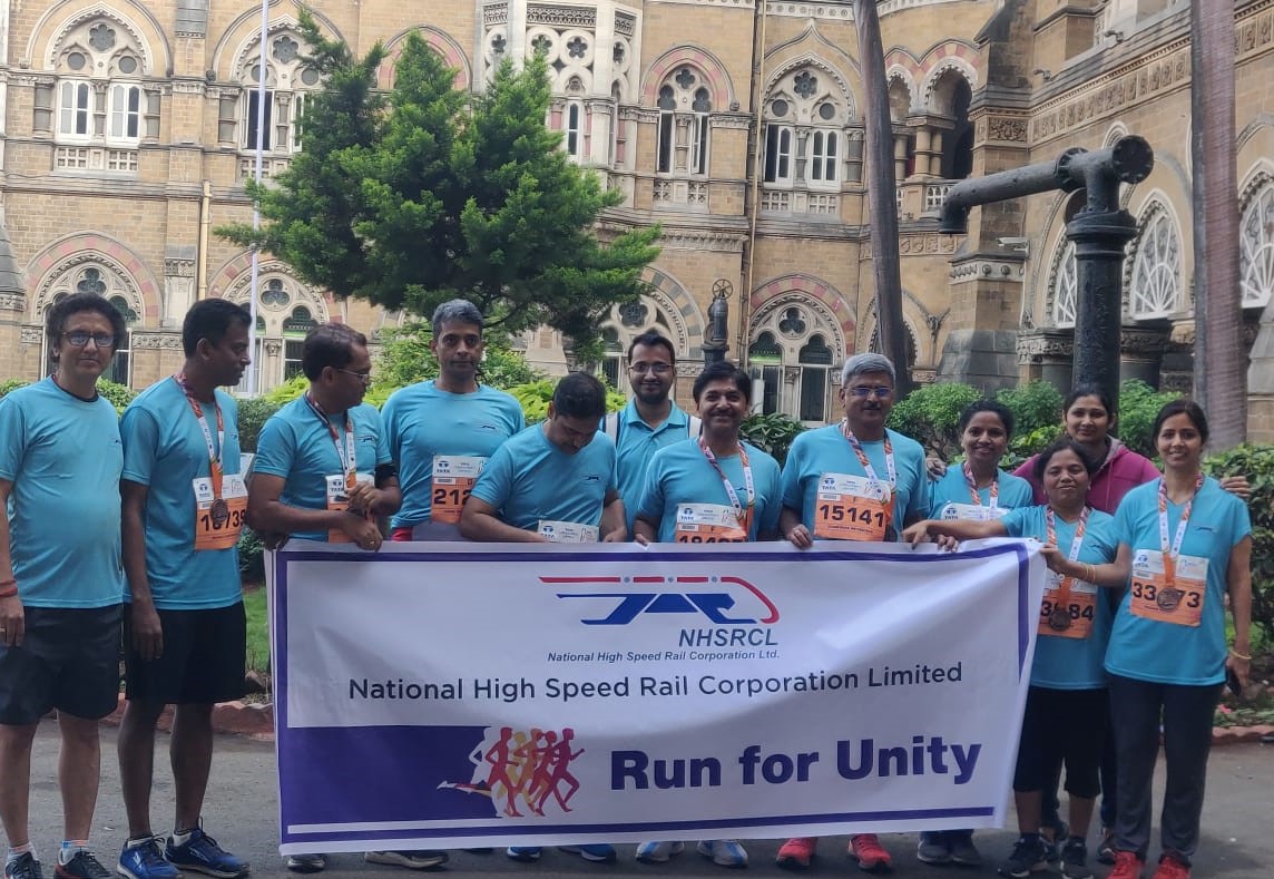 NHSRCL के मुंबई कार्यालय के कर्मचारियों ने 19.01.2020 से मुंबई मैराथन 2020 में भाग लिया।
